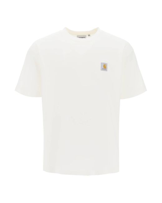 Carhartt White Nelson T Shirt for men