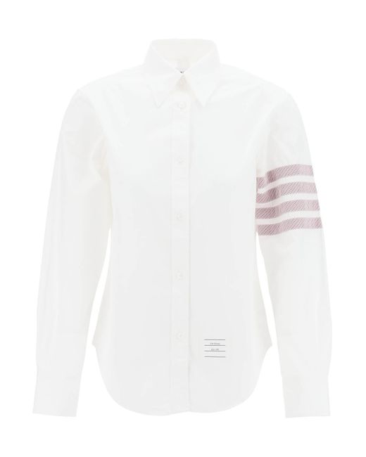 Thom Browne White "Easy Fit Poplin Shirt For