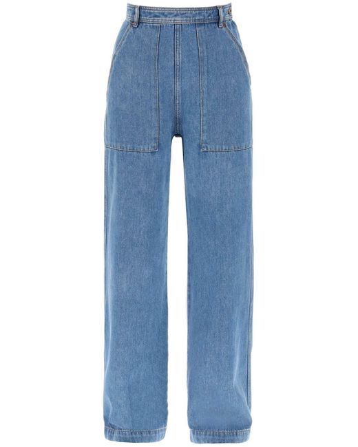 Weekend by Maxmara Blue Patroni Relaxed Fit Jeans