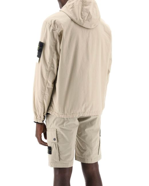 Stone Island Natural Supima Cotton Twill Stretch-tc Jacket for men