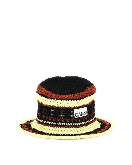 crochet hat ganni
