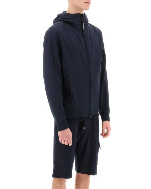 C P Company Blue Hooded Jacket for men