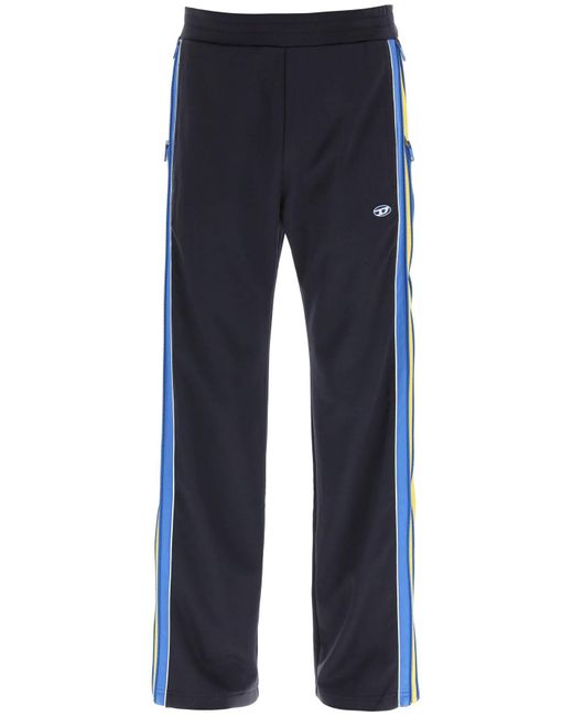 DIESEL Double Zip Trackpants in Blue for Men | Lyst
