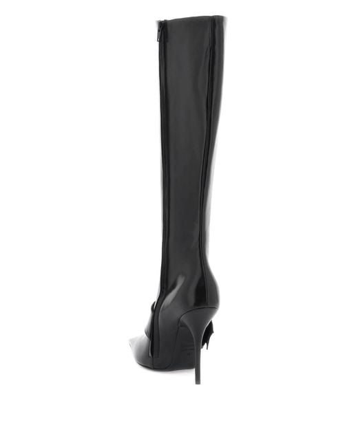 Balenciaga shiny best sale boots