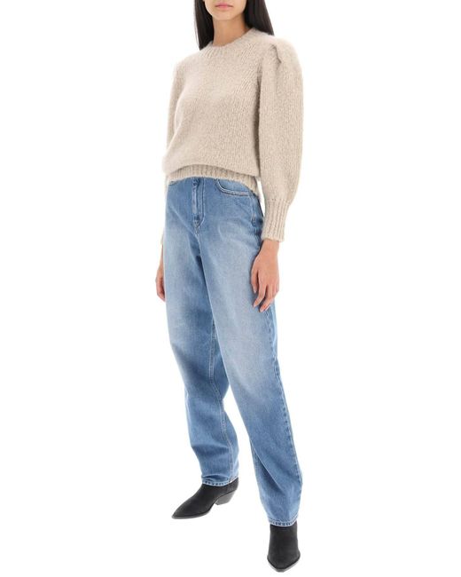 Jeans Loose Con Taglio Affusolato 'Corsy' di Isabel Marant in Blue