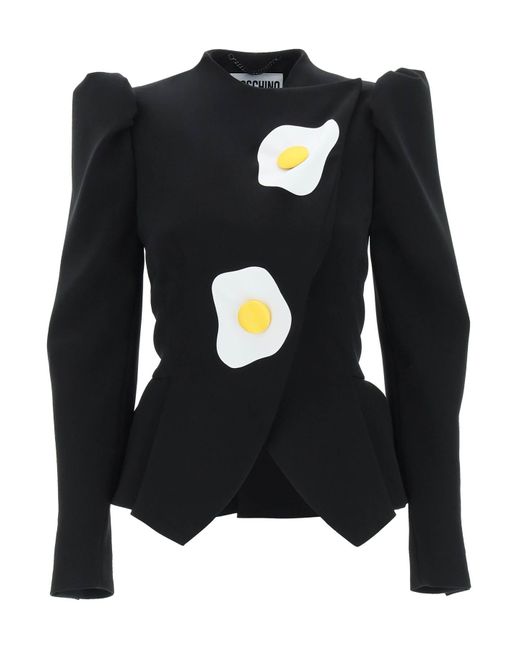 Moschino Black eggs Jacket