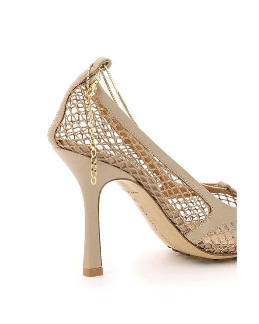 bottega veneta pumps in mesh