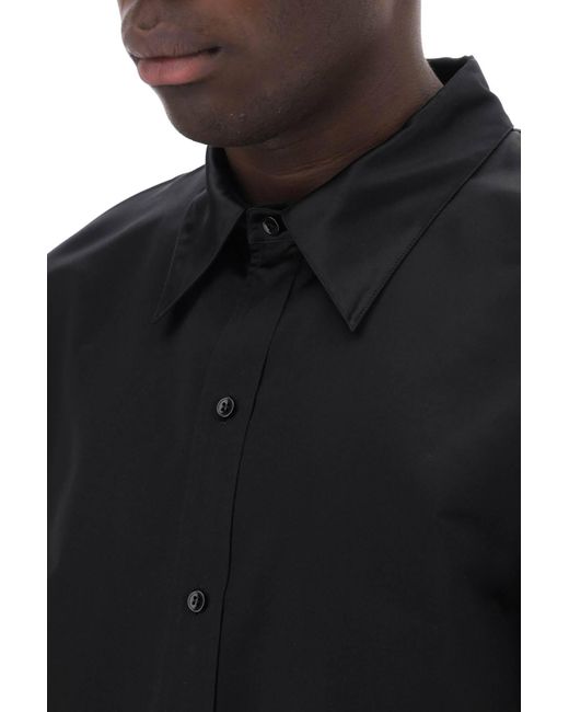 Camicia Oversize di Saint Laurent in Black da Uomo