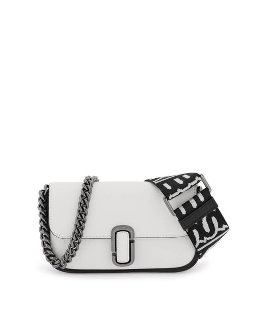 Borsa 'The J Marc Mini Shoulder Bag' di Marc Jacobs in White