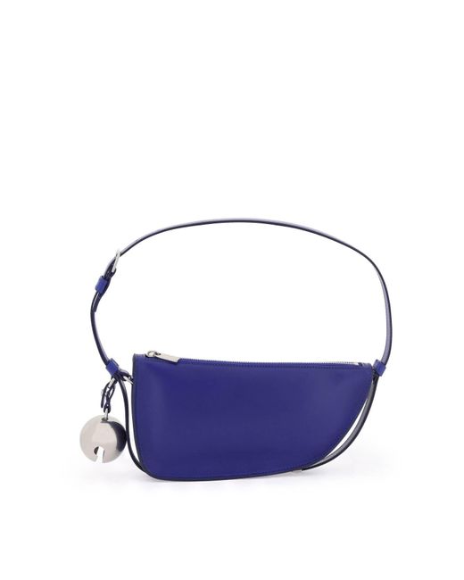 Burberry Blue Mini Shield Shoulder Bag