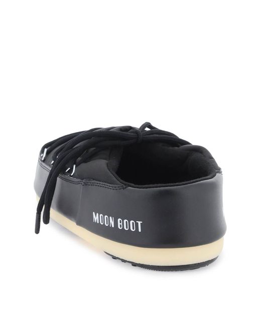 Moon Boot Black Icon Mules