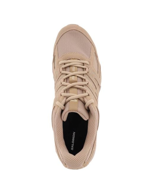Salomon Brown X Mission 4 Suede Sneakers for men