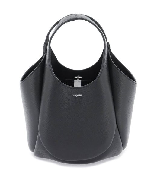 Coperni Black Leather Mini Bucket Bag