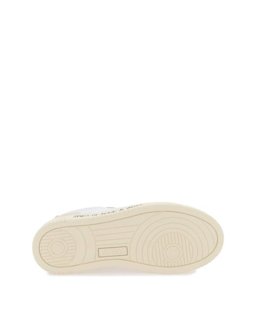 Sneakers Medalist Low In Pelle di Autry in White
