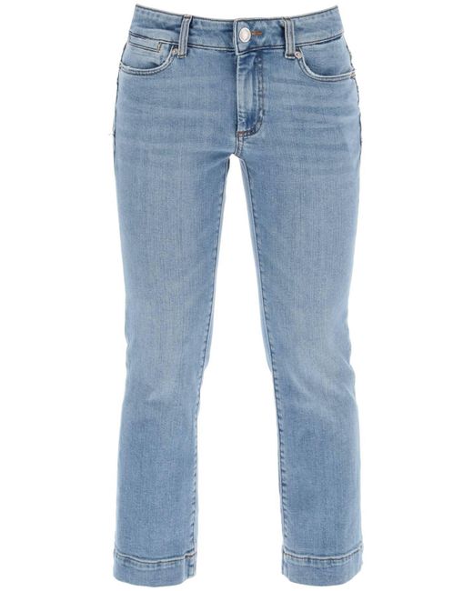 Sportmax Blue Umbria Cropped Jeans