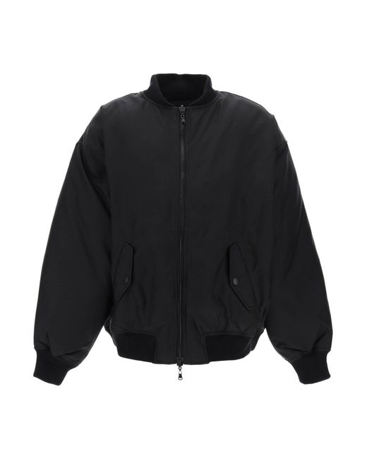 Bomber Reversibile di Wardrobe NYC in Black