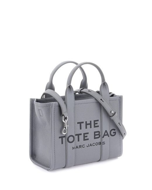 Marc Jacobs Gray S The Leather Small Wolf Grey Tote Bag