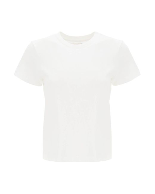 Khaite White Emmylou Crew-neck T-shirt