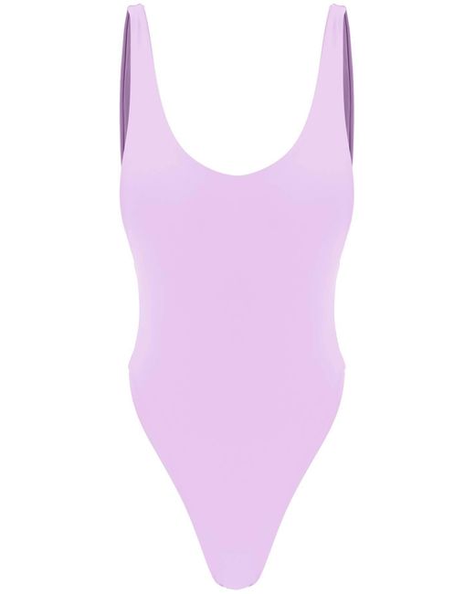 Reina Olga Purple 'Funky' One-Piece Swimsuit