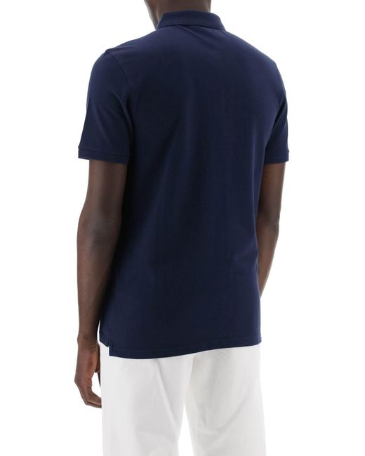 Vilebrequin Blue Regular Fit Cotton Polo Shirt for men