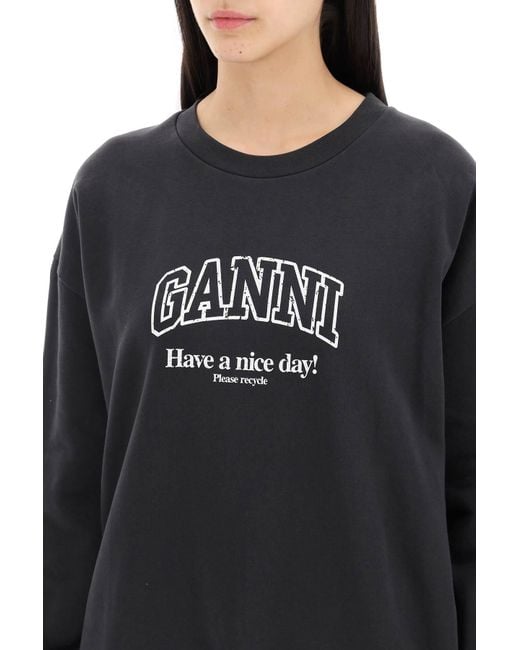 Ganni Gray Oversized Isoli