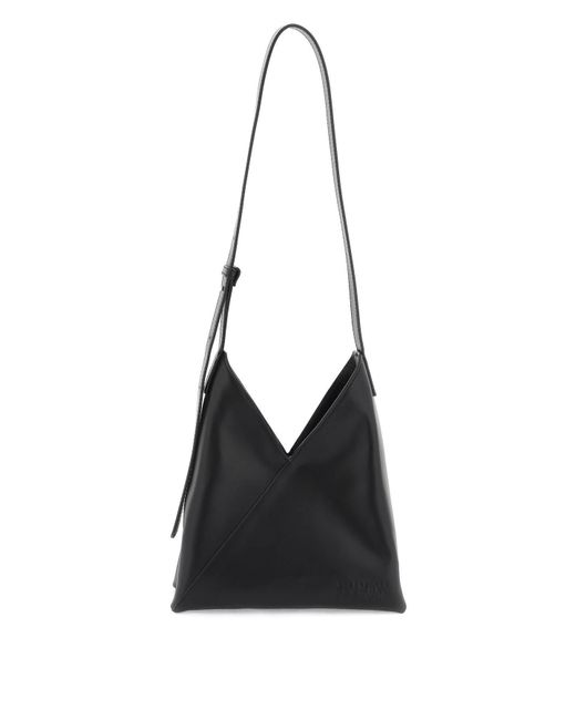 MM6 by Maison Martin Margiela Black Words Shoulder Bag In Japanese Style