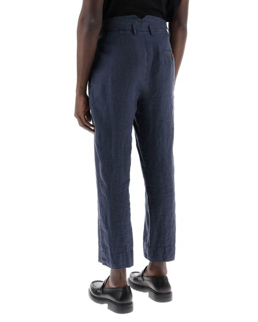 Vivienne Westwood Blue Cropped Cruise Pants for men
