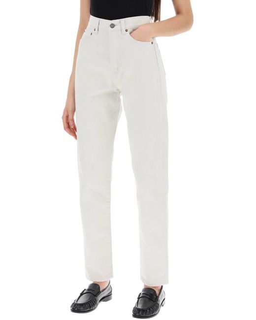 Jeans Slim di Saint Laurent in White