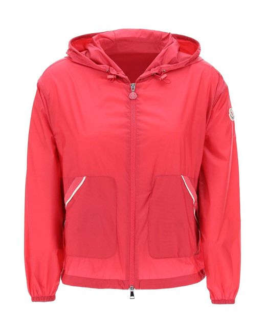 Moncler Pink Foldable Filiria Jacket With