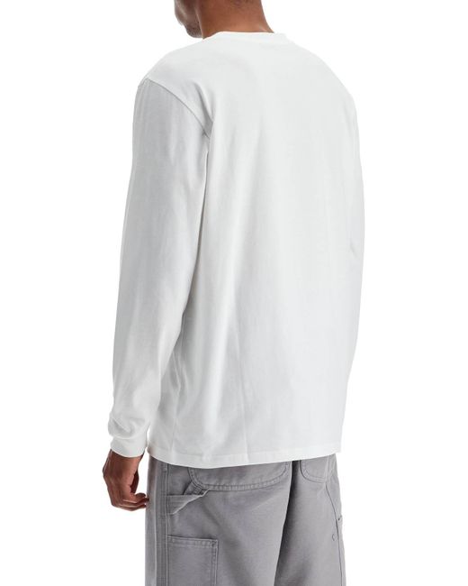 Carhartt White L/ Pocket T-Shirt for men