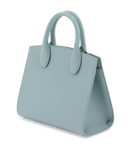 Ferragamo Blue Studio Box (S) Handbag