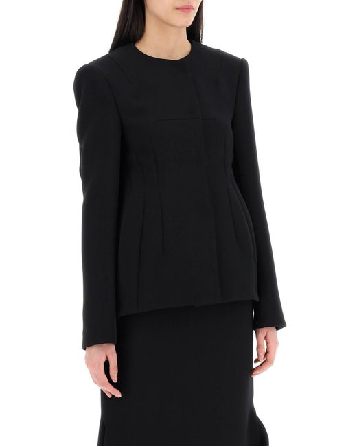 Sportmax Black "Tailored And Cocoon-Shaped