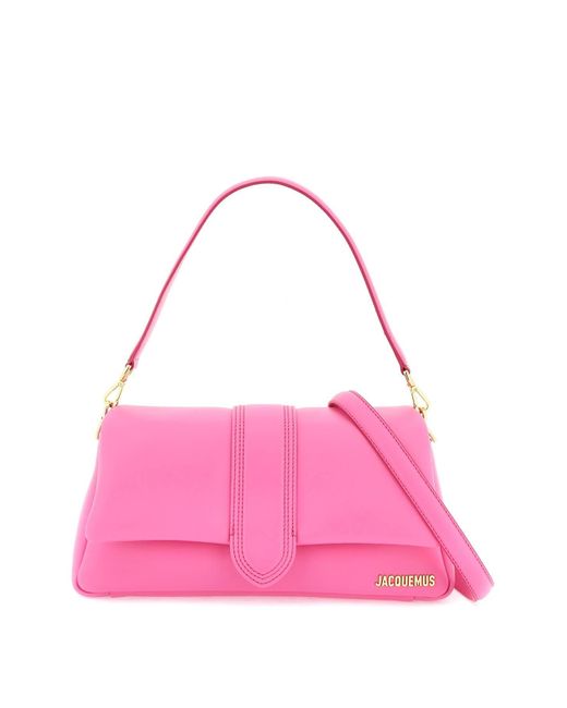 Jacquemus Pink Le Bambimou Padded Mini Leather Shoulder Bag