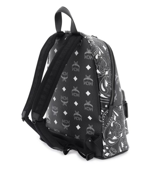 Men's Bandana Visetos Stark Backpack by Mcm