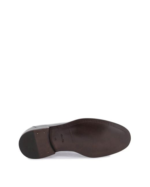 Henderson Black Mocassins With Strap for men