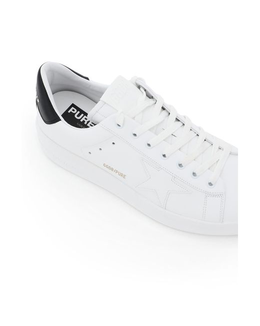 Golden Goose Deluxe Brand White Pure-star Sneakers for men