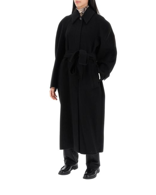 Cappotto Lungo Azzorre di Sportmax in Black