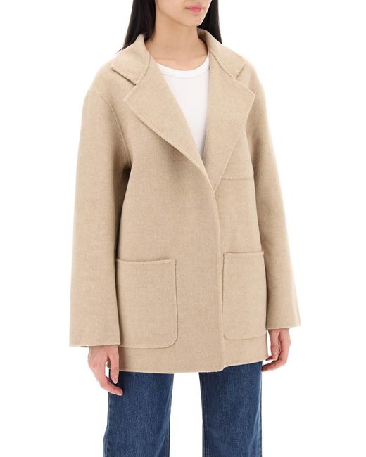 Totême  Natural Toteme Double-faced Wool Jacket