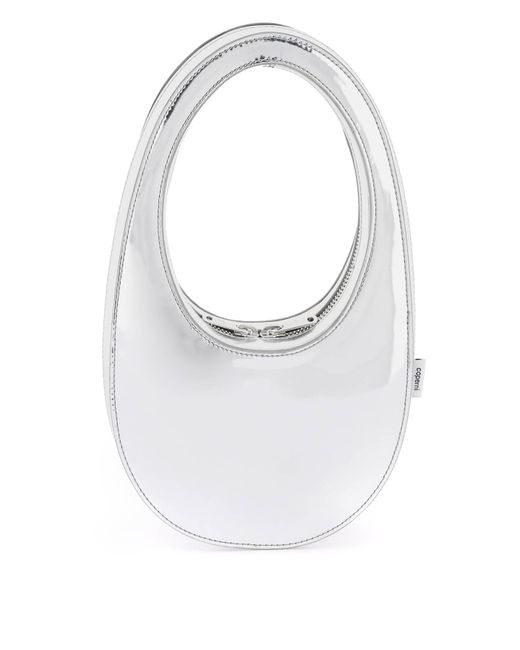 Coperni White Swipe Mini Hobo Bag