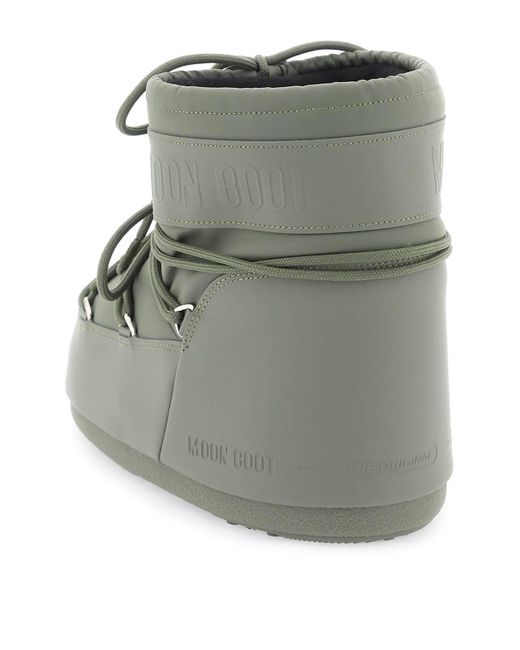 Moon Boot Green Icon Rubber Snow Boots