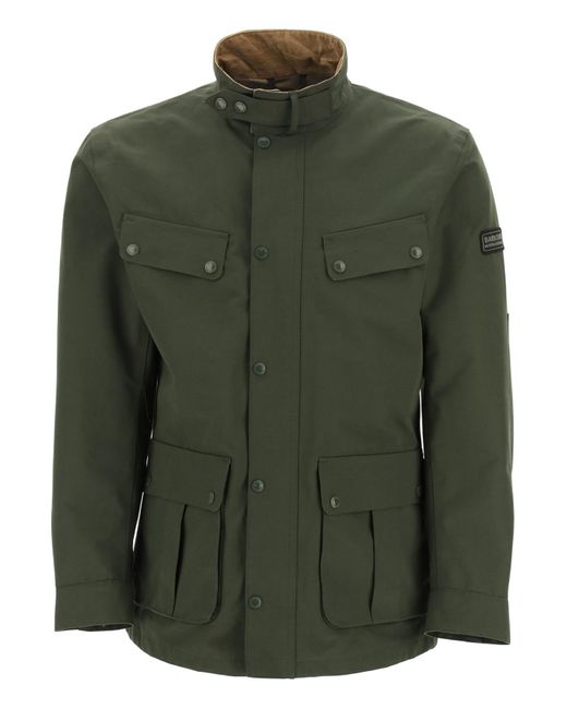 Barbour Green Duke Waterproof Jacket for men