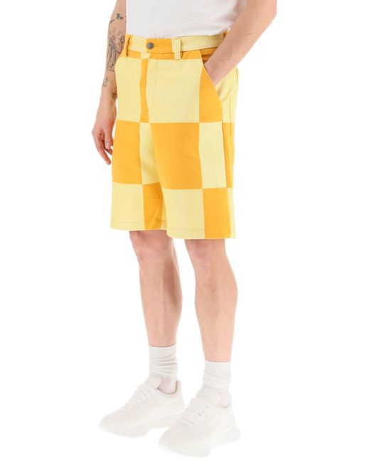 Bermuda 'Le Shorts Tecido' di Jacquemus in Yellow da Uomo