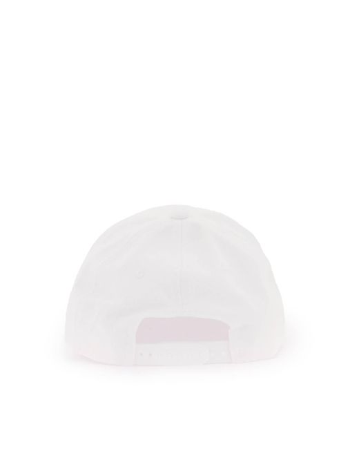 Cappello Baseball Con Logo Ricamato di HUGO in White da Uomo