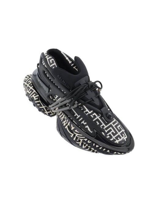 Balmain Black 'unicorn' Sneakers for men
