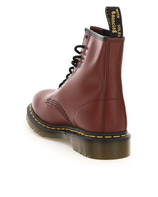 Dr. Martens 1460 8 Eye Smooth Boot Cherry | Karen Walker