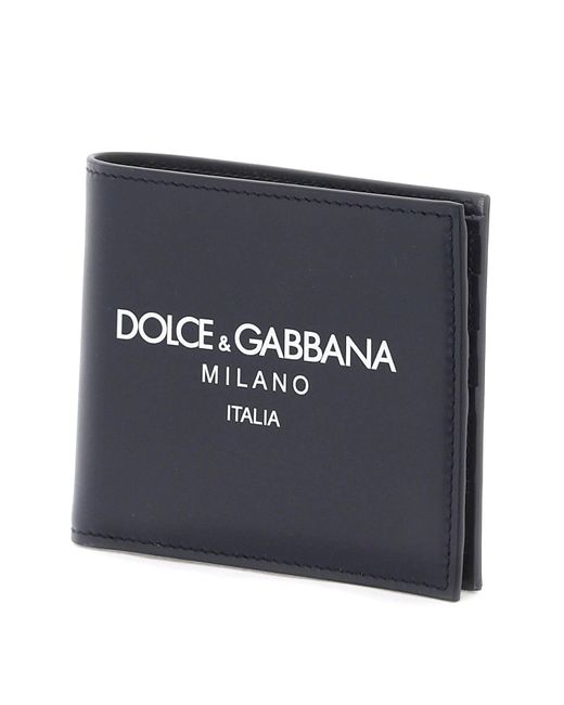 Dolce & Gabbana Blue Wallet With Logo for men