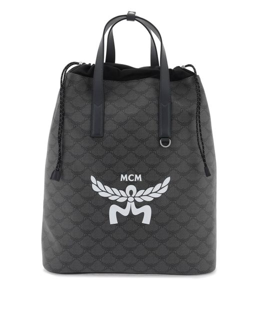 MCM Black Himmel Backpack for men