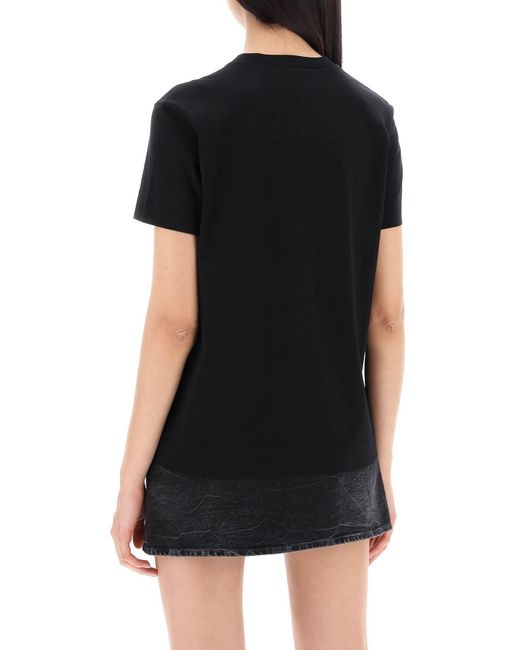 T-Shirt 4G Lurex di Givenchy in Black