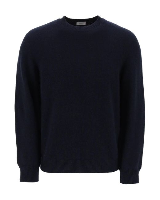 Agnona Blue Crew-Neck Sweater for men