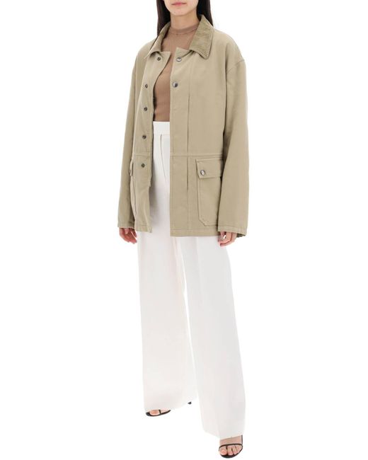 The Row White Wide-Leg Pants By Antone